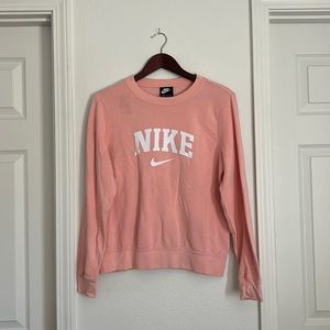 Pink Nike crew